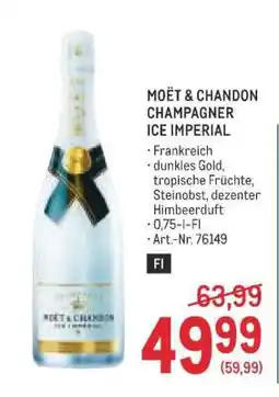 Metro Moët & Chandon Champagner Ice Imperial Angebot