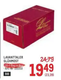 Metro Lavanttaler Glühmost Angebot