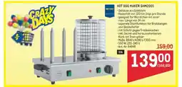 Metro HOT DOG MAKER QHM2001 Angebot