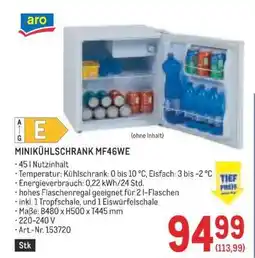 Metro Minikühlschrank MF46WE Angebot