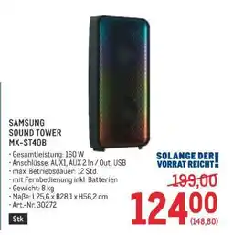 Metro SAMSUNG SOUND TOWER MX-ST40B Angebot