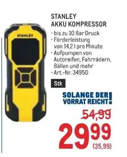 Metro STANLEY AKKU KOMPRESSOR Angebot