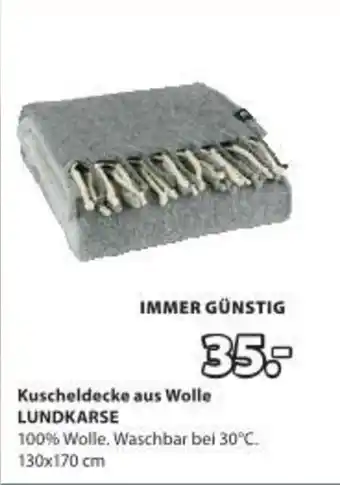 Kuscheldecke aus wolle lundkarse