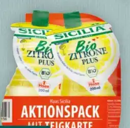 Billa Haas Sicilia Bio Zitrone Angebot