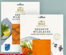 Billa Billa Genusswelt Sockeye Wildlachs Angebot