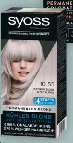Billa Syoss Permanente Coloration Angebot