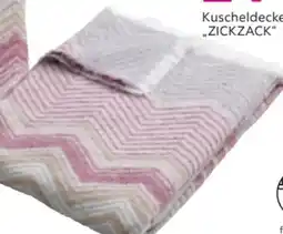 Mömax Kuscheldecke Zickzack Angebot