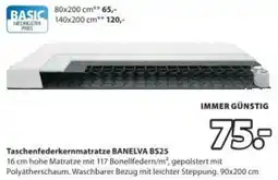 JYSK Taschenfederkernmatratze banelva bs25 Angebot