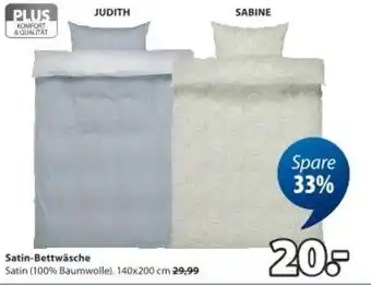 JYSK Satin-Bettwäsche Angebot