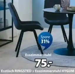 JYSK Esstisch ringsted + esszimmerstuhl hygum Angebot