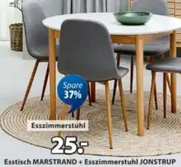 JYSK Esstisch marstrand + esszimmerstuhl jonstrup Angebot