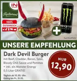 Interspar Dark Devil Burger Angebot