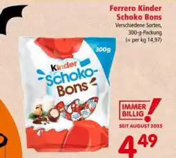 Interspar Ferrero Kinder Schoko Bons Angebot