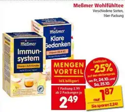 Interspar Meẞmer Wohlfühltee Angebot