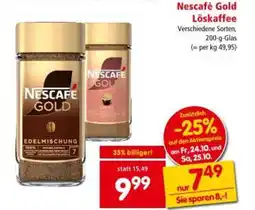 Interspar Nescafé Gold Löskaffe Angebot
