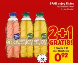 Interspar SPAR enjoy Eistee Angebot
