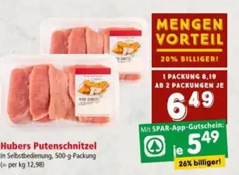 Interspar Hubers Putenschnitzel Angebot