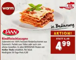 Interspar Rindfleischlasagne Angebot