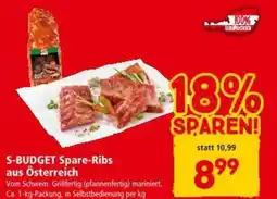 Interspar S-BUDGET Spare-Ribs Angebot