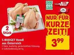 Interspar S-BUDGET Hendl Angebot