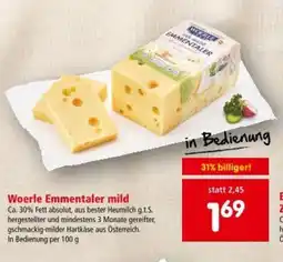 Interspar Woerle Emmentaler mild Angebot