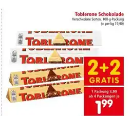Interspar Toblerone Schokolade Angebot