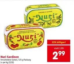 Interspar Nuri Sardinen Angebot