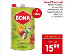 Interspar Bona Pflanzenöl Angebot
