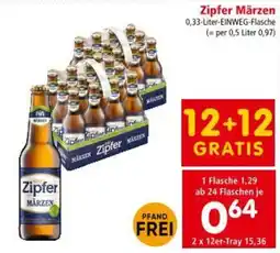 Interspar Zipfer Märzen Angebot