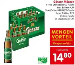 Interspar Gösser Märzen Angebot