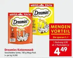 Interspar Dreamies Katzensnack Angebot