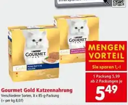 Interspar Gourmet Gold Katzennahrung Angebot