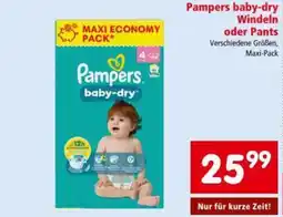 Interspar Pampers baby-dry Windeln oder Pants Angebot