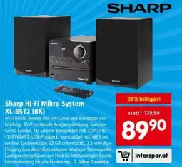 Interspar Sharp Hi-Fi Mikro System XL-B512 (BK) Angebot