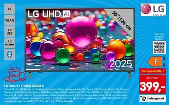 LG Smart TV 50UA74006LB