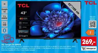 TCL Google TV 43P61K