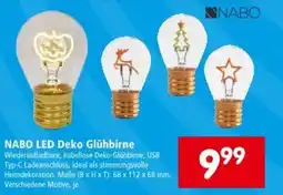 Interspar NABO LED Deko Glühbirne Angebot