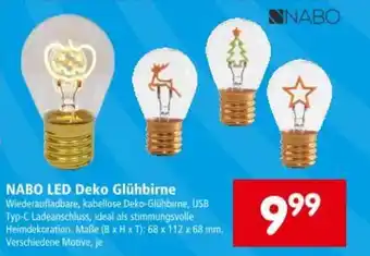 NABO LED Deko Glühbirne