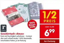 Interspar Geschirrtuch Xmas Angebot