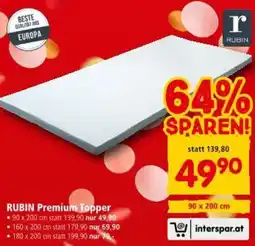 Interspar RUBIN Premium Topper Angebot
