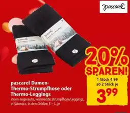 Interspar Pascarel damen thermo strumpfhose oder thermo-leggings Angebot