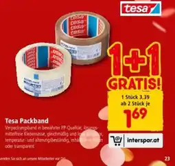 Interspar Tesa packband Angebot