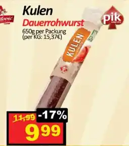 Wurstico Kulen Dauerrohwurst Angebot