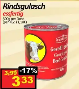 Wurstico Rindsgulasch Angebot