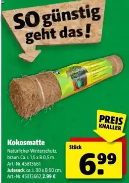 Hagebau Kokosmatte Angebot