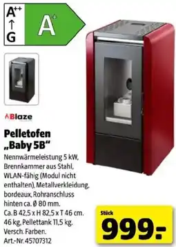 Hagebau Pelletofen baby 5b Angebot