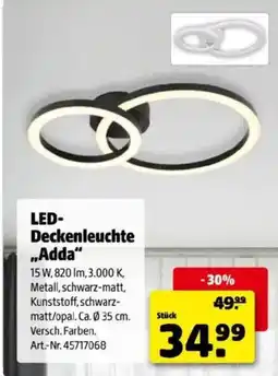 Hagebau Led deckenleuchte adda Angebot