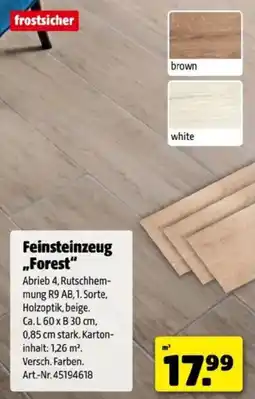 Hagebau Feinsteinzeug forest Angebot
