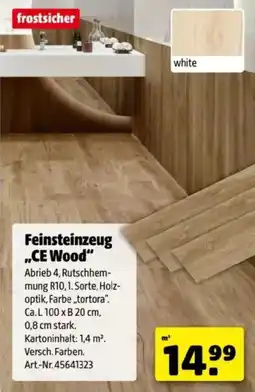 Hagebau Feinsteinzeug ce wood Angebot