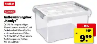 Hagebau Aufbewahrungsbox handy Angebot